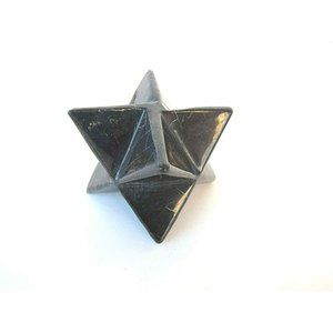 Shungite Merkaba 55mm Active Light Body Protects